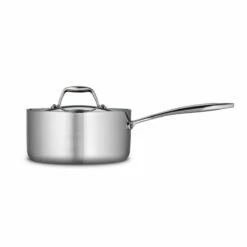 Tramontina 3 Qt Tri-Ply Clad Stainless Steel Covered Sauce Pan 12 Tramontina 3 Qt Tri-Ply Clad Stainless Steel Covered Sauce Pan -Deals Tramontina Store 80116023IXM002G