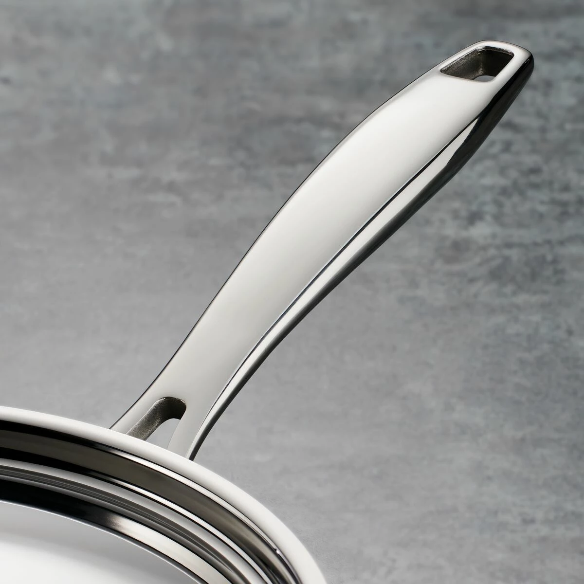 Tramontina 4 Qt Tri-Ply Clad Stainless Steel Covered Sauce Pan 6 Tramontina 4 Qt Tri-Ply Clad Stainless Steel Covered Sauce Pan - Image 6