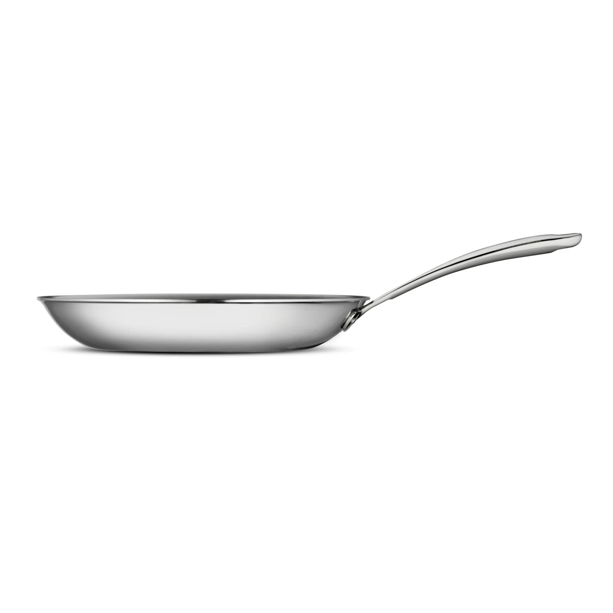 Tramontina 12 Inch Tri-Ply Clad Stainless Steel Fry Pan - Boston Handle 4 Tramontina 12 Inch Tri-Ply Clad Stainless Steel Fry Pan - Boston Handle - Image 4