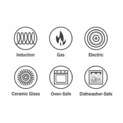 Tramontina Tri-Ply Clad 6 Qt Stainless Steel Covered Braiser - Glass Lid 18 Tramontina Tri-Ply Clad 6 Qt Stainless Steel Covered Braiser - Glass Lid -Deals Tramontina Store 80116031IXI002G