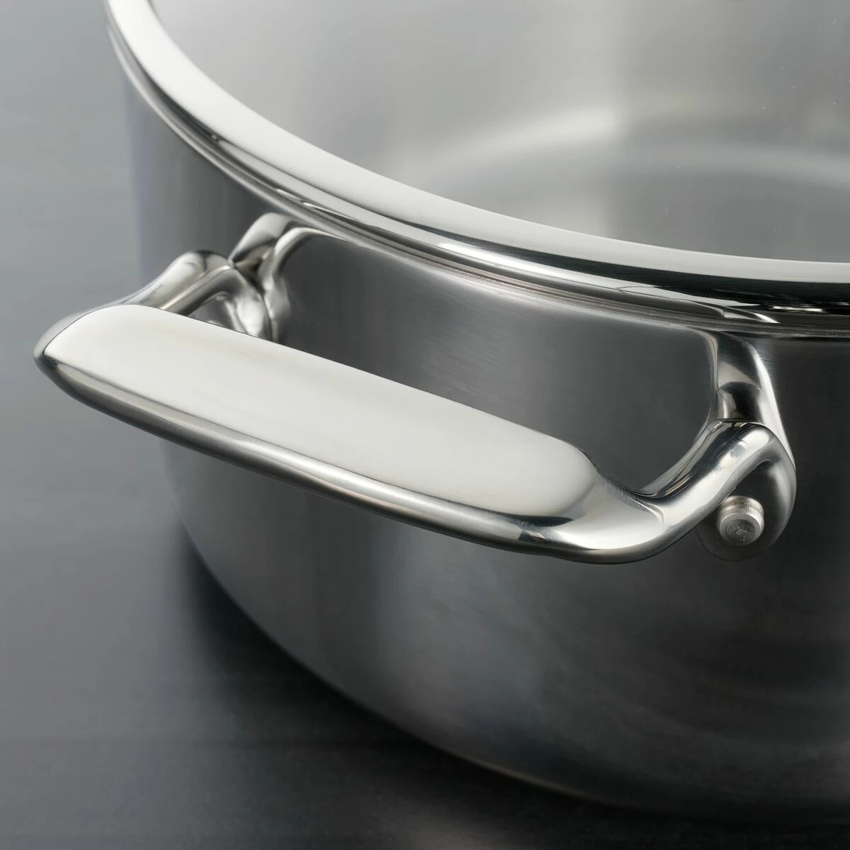 Tramontina Tri-Ply Clad 4 Qt Stainless Steel Covered Sauce Pan Glass Lid 7 Tramontina Tri-Ply Clad 4 Qt Stainless Steel Covered Sauce Pan Glass Lid - Image 7