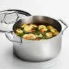 Tramontina 6 Qt Tri-Ply Clad Stainless Steel Covered Sauce Pot
