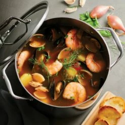 Deals Tramontina Store 25 Tramontina 8 Qt Tri-Ply Clad Stainless Steel Covered Stock Pot