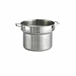 Tramontina 18/10 Stainless Steel Pasta Insert (Fits Tri-Ply Clad 8 Qt Stock Pot)