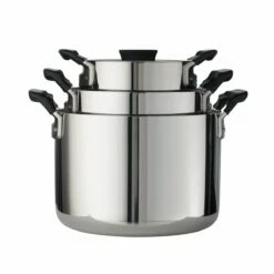 Tramontina Nesting 6 Pc Stainless Steel Tri-Ply Clad Sauce And Stock Pot Set 19 Tramontina Nesting 6 Pc Stainless Steel Tri-Ply Clad Sauce And Stock Pot Set -Deals Tramontina Store 80116048IXM002G