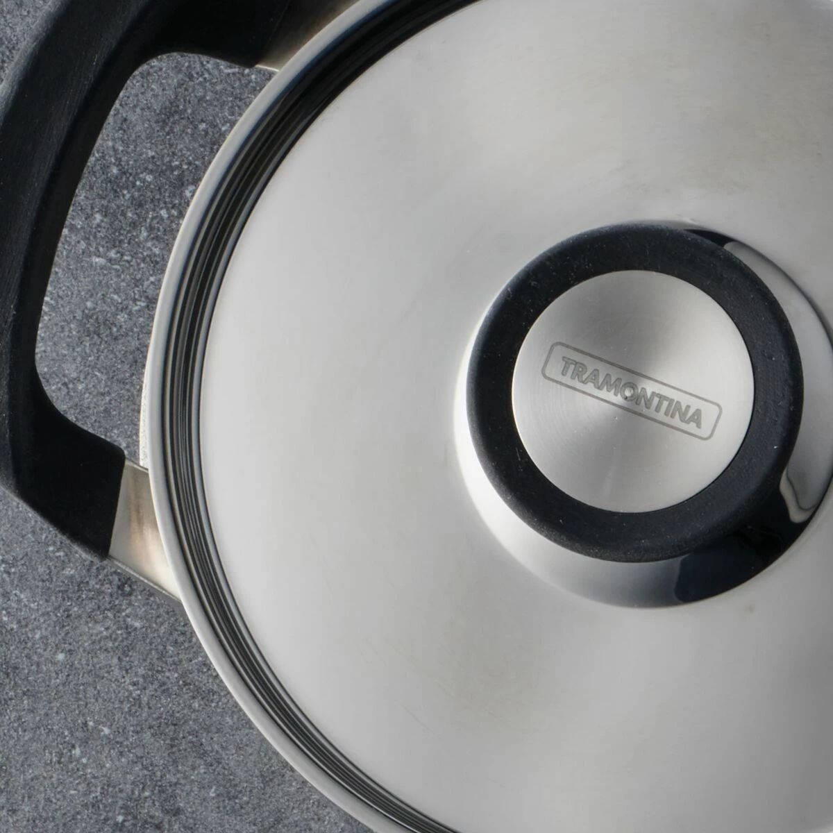 Tramontina Nesting 6 Pc Stainless Steel Tri-Ply Clad Sauce And Stock Pot Set 7 Tramontina Nesting 6 Pc Stainless Steel Tri-Ply Clad Sauce And Stock Pot Set - Image 7