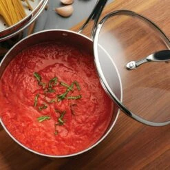 Tramontina Tri-Ply Clad 12 Pc Stainless Steel Cookware Set With Glass Lids 30 Tramontina Tri-Ply Clad 12 Pc Stainless Steel Cookware Set With Glass Lids -Deals Tramontina Store 80116055IXM002G