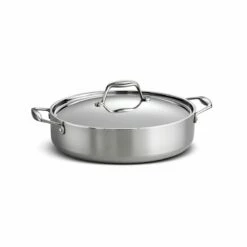 Tramontina 6 Qt Tri-Ply Clad Stainless Steel Covered Braiser 9 Tramontina 6 Qt Tri-Ply Clad Stainless Steel Covered Braiser -Deals Tramontina Store 80116067IXM001G