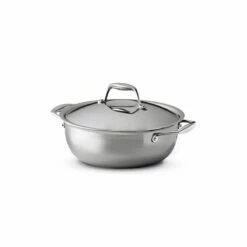 Tramontina 4 Qt Tri-Ply Clad Stainless Steel Covered Universal Pan 8 Tramontina 4 Qt Tri-Ply Clad Stainless Steel Covered Universal Pan -Deals Tramontina Store 80116068IXM001G