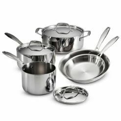 Tramontina 8 Pc Tri-Ply Clad Stainless Steel Cookware Set 13 Tramontina 8 Pc Tri-Ply Clad Stainless Steel Cookware Set -Deals Tramontina Store 80116247IXM001G