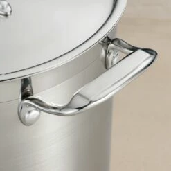 Tramontina 16 Qt Stainless Steel Covered Stock Pot 11 Tramontina 16 Qt Stainless Steel Covered Stock Pot -Deals Tramontina Store 80120001IXM002G