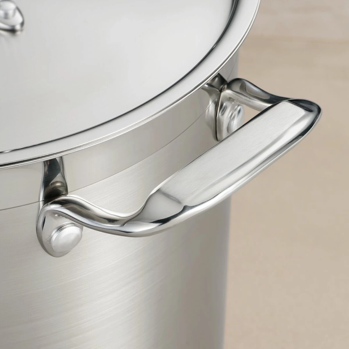 Tramontina 20 Qt Stainless Steel Covered Stock Pot 5 Tramontina 20 Qt Stainless Steel Covered Stock Pot - Image 5