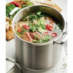 Tramontina 20 Qt Stainless Steel Covered Stock Pot