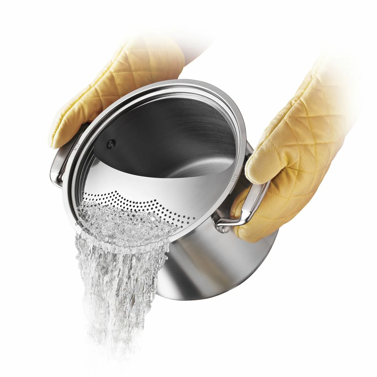 Tramontina 3 Pc - 6 Qt Stainless Steel Pasta Cooker 5 Tramontina 3 Pc - 6 Qt Stainless Steel Pasta Cooker - Image 5