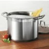 Tramontina 8 Qt Lock-n-Drain Stainless Steel Pasta Cooker