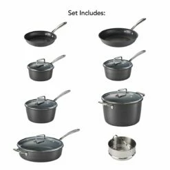 Tramontina Hard Anodized 13 Pc Cookware Set -Deals Tramontina Store 80123574IXM009G