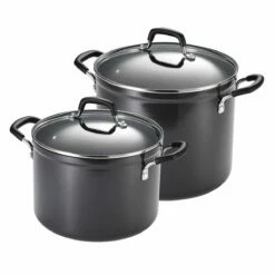 Tramontina 4-Piece Nonstick Stock Pot Set (8 Quart And 12 Quart) 9 Tramontina 4-Piece Nonstick Stock Pot Set (8 Quart And 12 Quart) -Deals Tramontina Store 80124127IXM001G