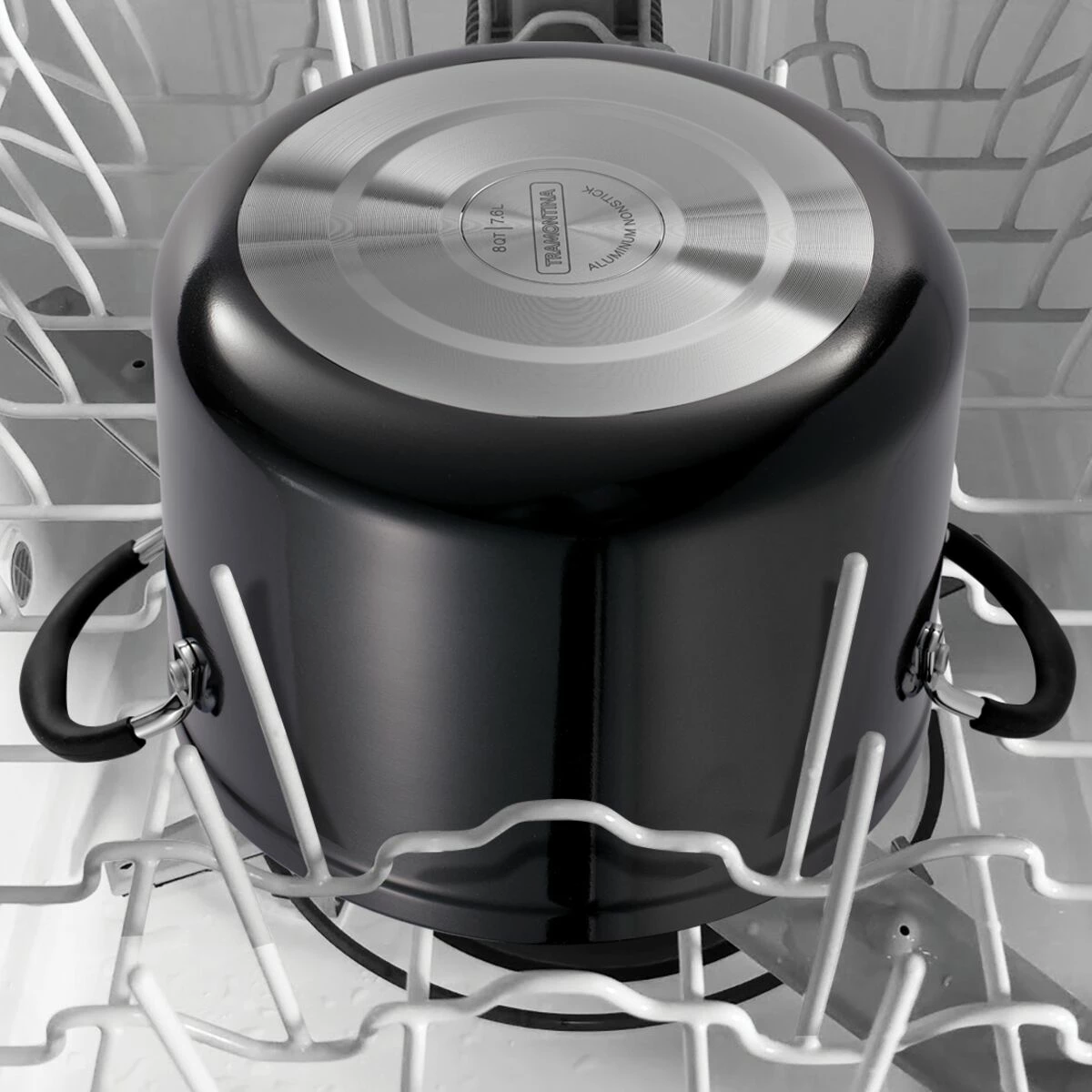 Tramontina 4-Piece Nonstick Stock Pot Set (8 Quart And 12 Quart) 2 Tramontina 4-Piece Nonstick Stock Pot Set (8 Quart And 12 Quart) - Image 2