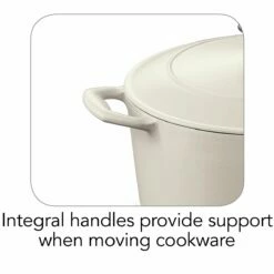 Tramontina 5.5 Qt Enameled Cast-Iron Series 1000 Covered Round Dutch Oven - Matte White 14 Tramontina 5.5 Qt Enameled Cast-Iron Series 1000 Covered Round Dutch Oven - Matte White -Deals Tramontina Store 80131035IXI002G