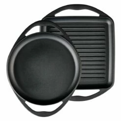 Tramontina 2 Pk Pre-Seasoned Cast Iron Grill And Griddle Set 12 Tramontina 2 Pk Pre-Seasoned Cast Iron Grill And Griddle Set -Deals Tramontina Store 80131042IXM003G