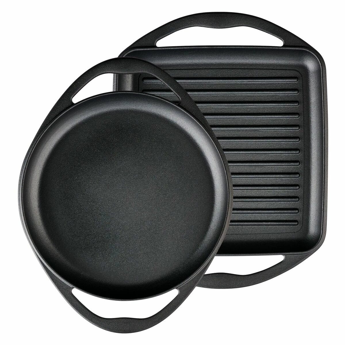 Tramontina 2 Pk Pre-Seasoned Cast Iron Grill And Griddle Set 5 Tramontina 2 Pk Pre-Seasoned Cast Iron Grill And Griddle Set - Image 5