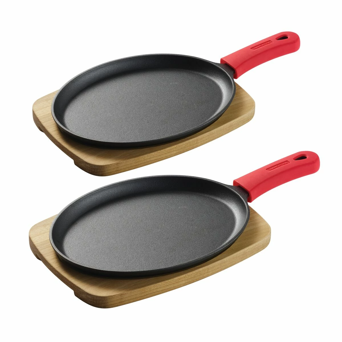 Tramontina 6 Pc Pre-seasoned Cast Iron Fajita Pan Set 2 Tramontina 6 Pc Pre-seasoned Cast Iron Fajita Pan Set - Image 2