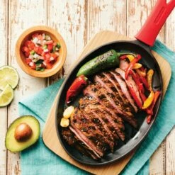 Tramontina 6 Pc Pre-seasoned Cast Iron Fajita Pan Set