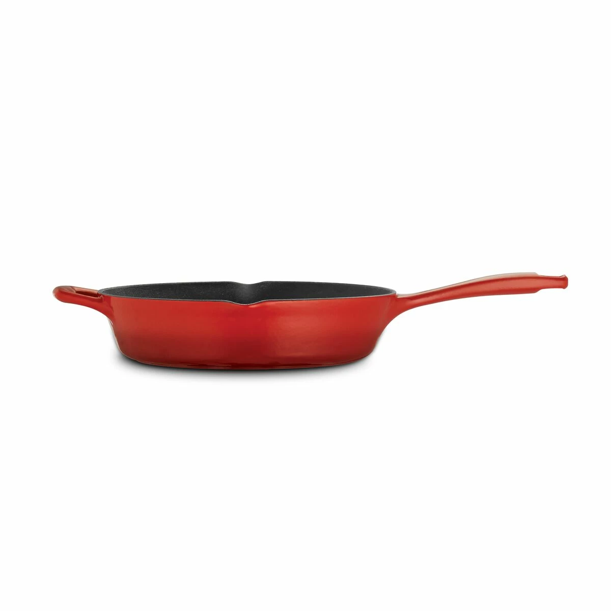 Tramontina 10 In Enameled Cast-Iron Series 1000 Skillet - Gradated Red 7 Tramontina 10 In Enameled Cast-Iron Series 1000 Skillet - Gradated Red - Image 7
