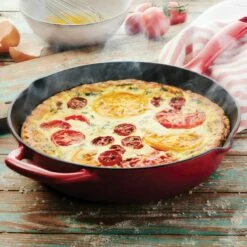 Tramontina 10 In Enameled Cast-Iron Series 1000 Skillet - Gradated Red 13 Tramontina 10 In Enameled Cast-Iron Series 1000 Skillet - Gradated Red -Deals Tramontina Store 80131054IXM003G