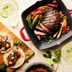 Tramontina 11 In Enameled Cast-Iron Series 1000 Grill Pan With Press - Gradated Red 13 Tramontina 11 In Enameled Cast-Iron Series 1000 Grill Pan With Press - Gradated Red -Deals Tramontina Store 80131059IXM005G