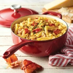 Tramontina 3 Qt Enameled Cast-Iron Series 1000 Covered Saucier - Gradated Red