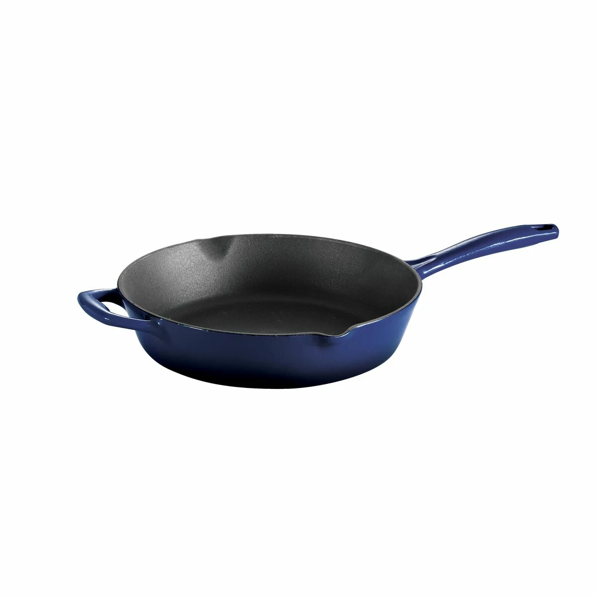 Tramontina 10 In Enameled Cast-Iron Series 1000 Skillet - Gradated Cobalt 2 Tramontina 10 In Enameled Cast-Iron Series 1000 Skillet - Gradated Cobalt - Image 2