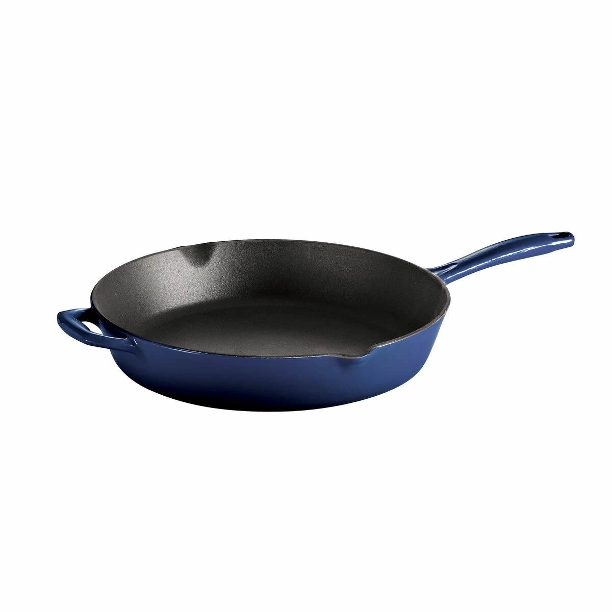 Tramontina 12 In Enameled Cast-Iron Series 1000 Skillet - Gradated Cobalt 2 Tramontina 12 In Enameled Cast-Iron Series 1000 Skillet - Gradated Cobalt - Image 2