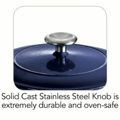 Tramontina 3.5 Qt Enameled Cast-Iron Series 1000 Covered Round Dutch Oven - Gradated Cobalt 13 Tramontina 3.5 Qt Enameled Cast-Iron Series 1000 Covered Round Dutch Oven - Gradated Cobalt -Deals Tramontina Store 80131074IXI003G