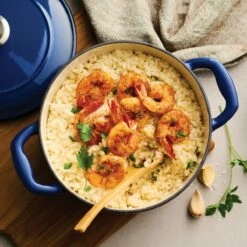 Tramontina 3.5 Qt Enameled Cast-Iron Series 1000 Covered Round Dutch Oven - Gradated Cobalt