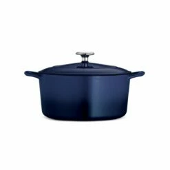 Tramontina 5.5 Qt Enameled Cast-Iron Series 1000 Covered Round Dutch Oven - Gradated Cobalt 13 Tramontina 5.5 Qt Enameled Cast-Iron Series 1000 Covered Round Dutch Oven - Gradated Cobalt -Deals Tramontina Store 80131075IXM003G