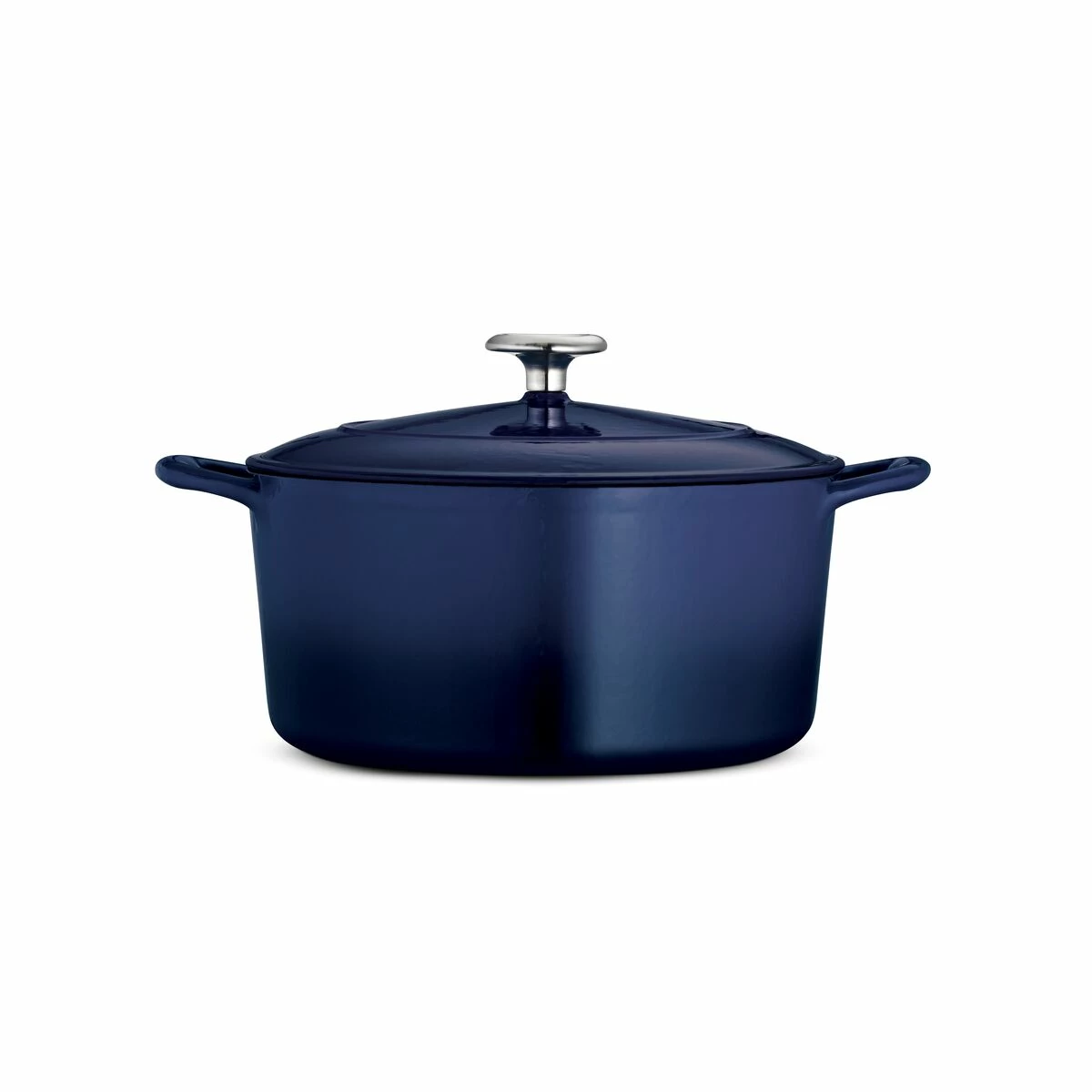 Tramontina 5.5 Qt Enameled Cast-Iron Series 1000 Covered Round Dutch Oven - Gradated Cobalt 6 Tramontina 5.5 Qt Enameled Cast-Iron Series 1000 Covered Round Dutch Oven - Gradated Cobalt - Image 6
