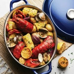 Tramontina 7 Qt Enameled Cast-Iron Oval Dutch Oven - Gradated Cobalt 9 Tramontina 7 Qt Enameled Cast-Iron Oval Dutch Oven - Gradated Cobalt -Deals Tramontina Store 80131078IXM003G