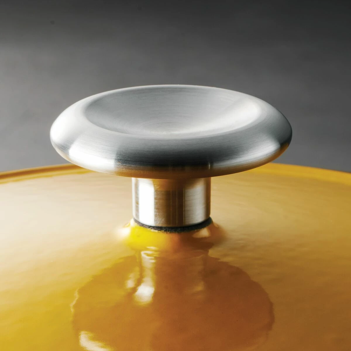 Tramontina 4 Qt Enameled Cast Iron Covered Braiser - Sunrise 5 Tramontina 4 Qt Enameled Cast Iron Covered Braiser - Sunrise - Image 5