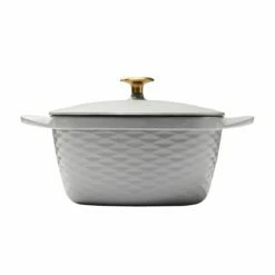 Tramontina Prisma 7 Qt Enameled Cast Iron Covered Square Dutch Oven - Matte Gray 15 Tramontina Prisma 7 Qt Enameled Cast Iron Covered Square Dutch Oven - Matte Gray -Deals Tramontina Store 80131108IXM003G
