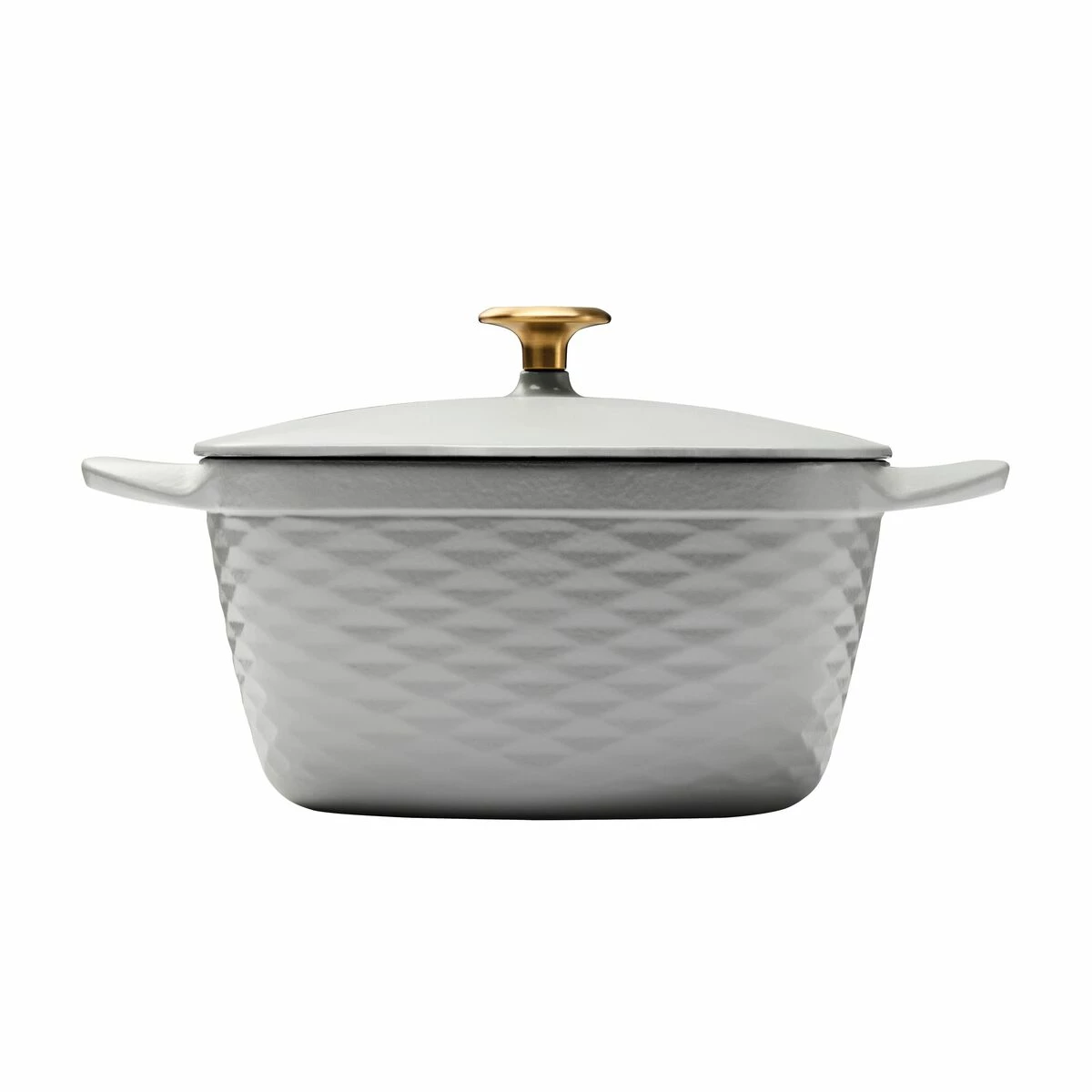 Tramontina Prisma 7 Qt Enameled Cast Iron Covered Square Dutch Oven - Matte Gray 7 Tramontina Prisma 7 Qt Enameled Cast Iron Covered Square Dutch Oven - Matte Gray - Image 7
