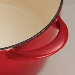 Tramontina 7 Qt Enameled Cast Iron Covered Tall Round Dutch Oven - Red 10 Tramontina 7 Qt Enameled Cast Iron Covered Tall Round Dutch Oven - Red -Deals Tramontina Store 80131134IXM004G