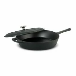 Tramontina 12.5" Cast Iron Covered Skillet Pre-Seasoned 10 Tramontina 12.5" Cast Iron Covered Skillet Pre-Seasoned -Deals Tramontina Store 80131340IXM002G