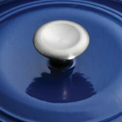 Tramontina 7 Qt Enameled Cast Iron Covered Tall Round Dutch Oven - Classic Blue 11 Tramontina 7 Qt Enameled Cast Iron Covered Tall Round Dutch Oven - Classic Blue -Deals Tramontina Store 80131358IXM003G