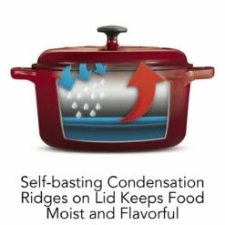 Tramontina 6.5 Qt Enameled Cast Iron Covered Dutch Oven - Gradated Red 8 Tramontina 6.5 Qt Enameled Cast Iron Covered Dutch Oven - Gradated Red -Deals Tramontina Store 80131621IXI004G