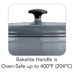 Tramontina 6.5 Qt Enameled Cast Iron Covered Dutch Oven - Gradated Gray 11 Tramontina 6.5 Qt Enameled Cast Iron Covered Dutch Oven - Gradated Gray -Deals Tramontina Store 80131632ANI001G