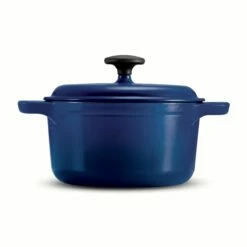 Tramontina 3.5 Qt Enameled Cast-Iron Round Dutch Oven - Gradated Cobalt 5 Tramontina 3.5 Qt Enameled Cast-Iron Round Dutch Oven - Gradated Cobalt -Deals Tramontina Store 80131636IXM003G