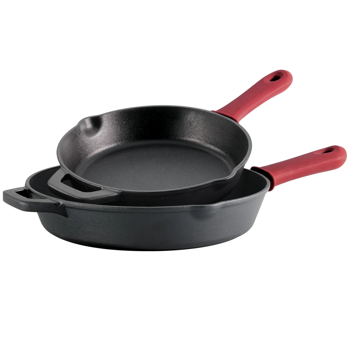 Tramontina Pre-seasoned Cast Iron 2 Pk Skillets With Silicone Grips 10 Tramontina Pre-seasoned Cast Iron 2 Pk Skillets With Silicone Grips - Image 10