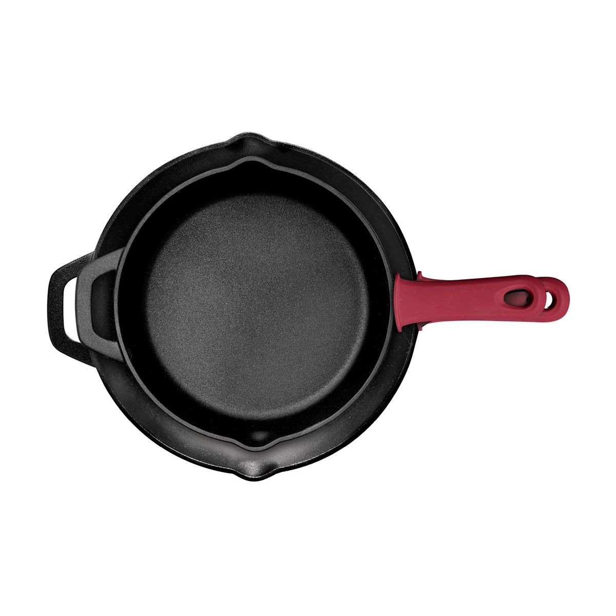 Tramontina Pre-seasoned Cast Iron 2 Pk Skillets With Silicone Grips 9 Tramontina Pre-seasoned Cast Iron 2 Pk Skillets With Silicone Grips - Image 9