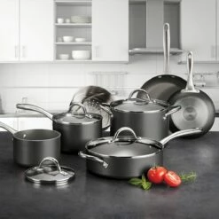 Tramontina 11 Pc Nonstick Cookware Set- Charcoal Gray 23 Tramontina 11 Pc Nonstick Cookware Set- Charcoal Gray -Deals Tramontina Store 80143025IXM010G